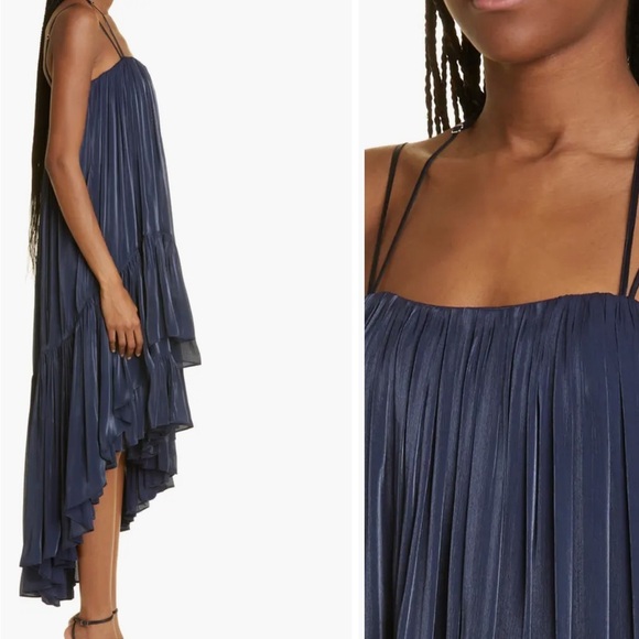 Cinq à Sept Soliel Ruffle Trapeze Dress - Picture 3 of 9